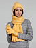 Шарф Capris, желтый с логотипом в Ставрополе заказать по выгодной цене в кибермаркете AvroraStore