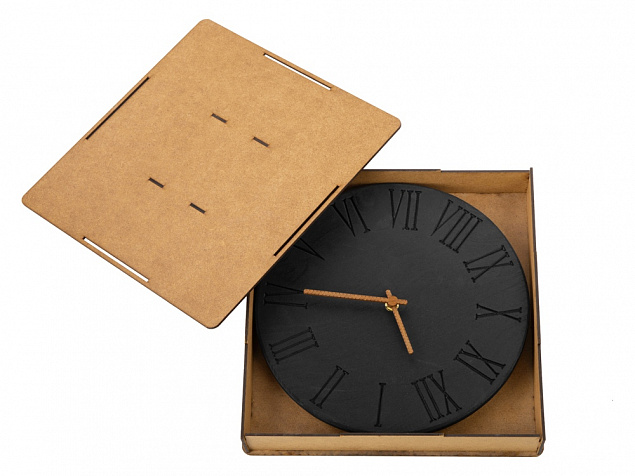 Часы деревянные «Magnus» с логотипом в Ставрополе заказать по выгодной цене в кибермаркете AvroraStore