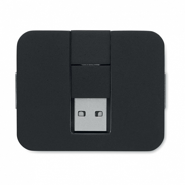 4-портовый USB-концентратор с к с логотипом в Ставрополе заказать по выгодной цене в кибермаркете AvroraStore