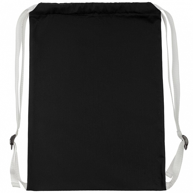 Рюкзак Nock, черный с белой стропой с логотипом в Ставрополе заказать по выгодной цене в кибермаркете AvroraStore