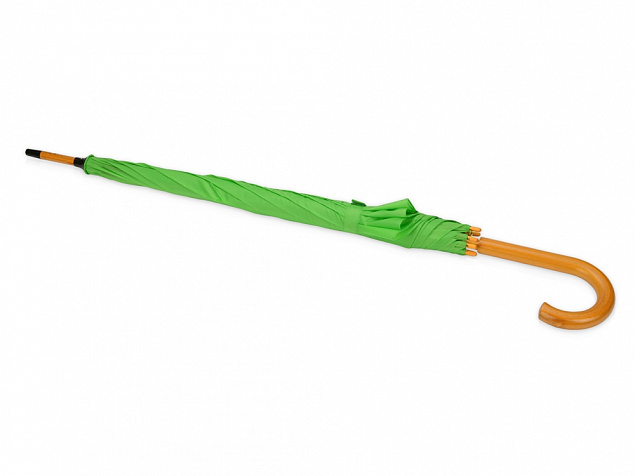 Зонт-трость Радуга, зеленое яблоко с логотипом в Ставрополе заказать по выгодной цене в кибермаркете AvroraStore