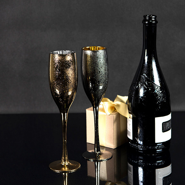 Набор бокалов для шампанского MOONSUN (2шт) с логотипом в Ставрополе заказать по выгодной цене в кибермаркете AvroraStore