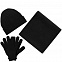 Перчатки Real Talk, черные с логотипом в Ставрополе заказать по выгодной цене в кибермаркете AvroraStore