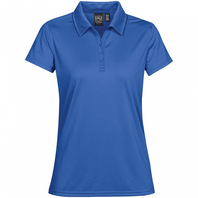 Рубашка поло женская Eclipse H2X-Dry, синяя с логотипом в Ставрополе заказать по выгодной цене в кибермаркете AvroraStore