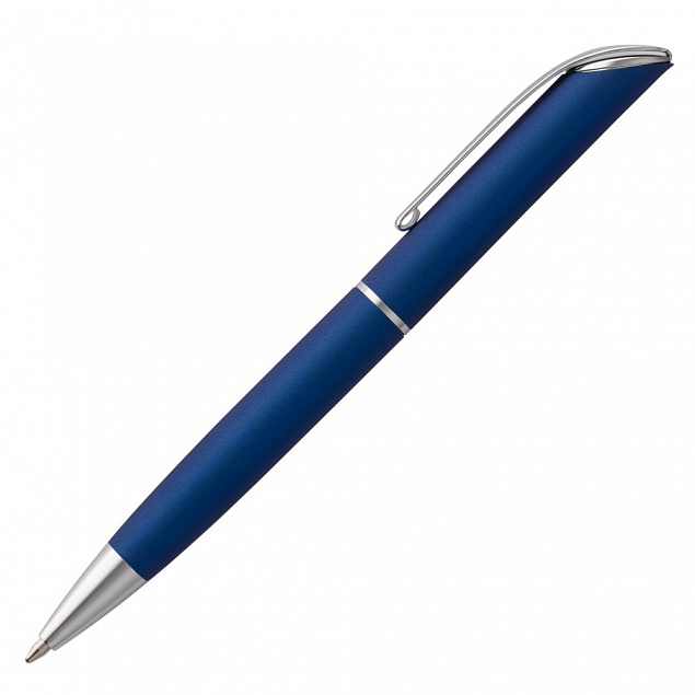 Ручка шариковая Glide, синяя с логотипом в Ставрополе заказать по выгодной цене в кибермаркете AvroraStore