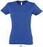 Фуфайка (футболка) IMPERIAL женская,Ярко-синий L с логотипом в Ставрополе заказать по выгодной цене в кибермаркете AvroraStore