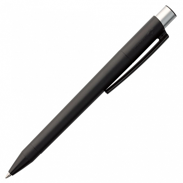 Ручка шариковая Delta, черная с логотипом в Ставрополе заказать по выгодной цене в кибермаркете AvroraStore