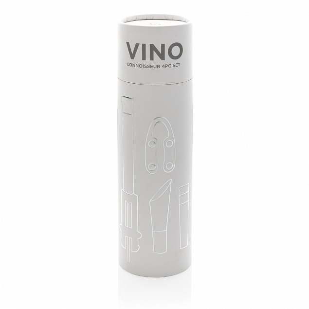 Профессиональный винный набор Vino, 4 шт. с логотипом в Ставрополе заказать по выгодной цене в кибермаркете AvroraStore