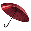 Зонт-трость «Спектр»,красный с логотипом в Ставрополе заказать по выгодной цене в кибермаркете AvroraStore