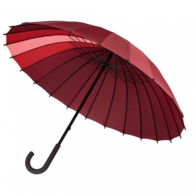 Зонт-трость «Спектр», черный с логотипом в Ставрополе заказать по выгодной цене в кибермаркете AvroraStore