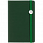 Блокнот Shall Round, зеленый с логотипом в Ставрополе заказать по выгодной цене в кибермаркете AvroraStore