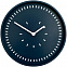 Часы настенные Tweet, синие с логотипом в Ставрополе заказать по выгодной цене в кибермаркете AvroraStore
