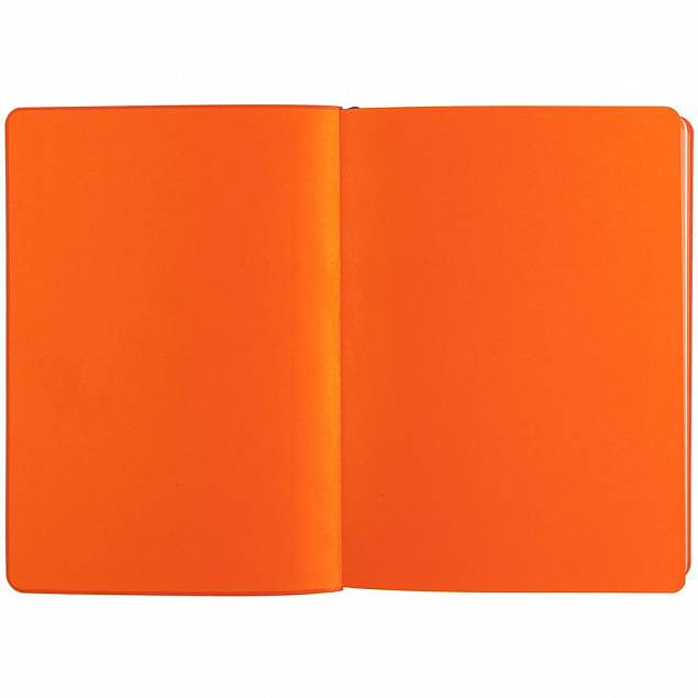 Ежедневник Slip, недатированный, синий с оранжевым с логотипом в Ставрополе заказать по выгодной цене в кибермаркете AvroraStore