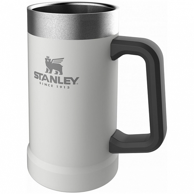 Пивная кружка Stanley Adventure, белая с логотипом в Ставрополе заказать по выгодной цене в кибермаркете AvroraStore