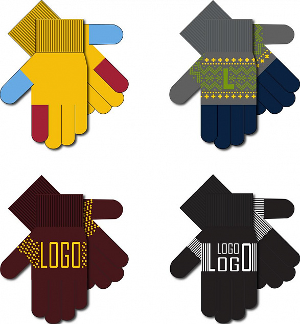 Перчатки на заказ Guanti, акрил с логотипом в Ставрополе заказать по выгодной цене в кибермаркете AvroraStore