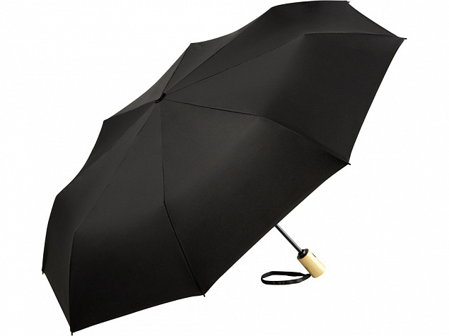 Зонт складной из бамбука «ÖkoBrella» полуавтомат с логотипом в Ставрополе заказать по выгодной цене в кибермаркете AvroraStore