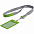 Чехол для пропуска с лентой и ретрактором Devon, белый с логотипом в Ставрополе заказать по выгодной цене в кибермаркете AvroraStore
