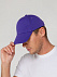 Бейсболка Convention, фиолетовая с логотипом в Ставрополе заказать по выгодной цене в кибермаркете AvroraStore