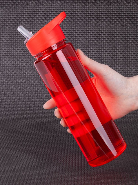 Бутылка для воды Holo, красная с логотипом в Ставрополе заказать по выгодной цене в кибермаркете AvroraStore