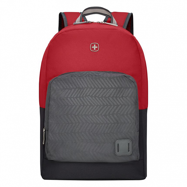 Рюкзак Next Crango, черный с красным с логотипом в Ставрополе заказать по выгодной цене в кибермаркете AvroraStore