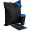 Набор Take Part, черный с синим с логотипом в Ставрополе заказать по выгодной цене в кибермаркете AvroraStore