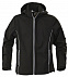 Куртка софтшелл мужская SKYRUNNING, черная с логотипом в Ставрополе заказать по выгодной цене в кибермаркете AvroraStore