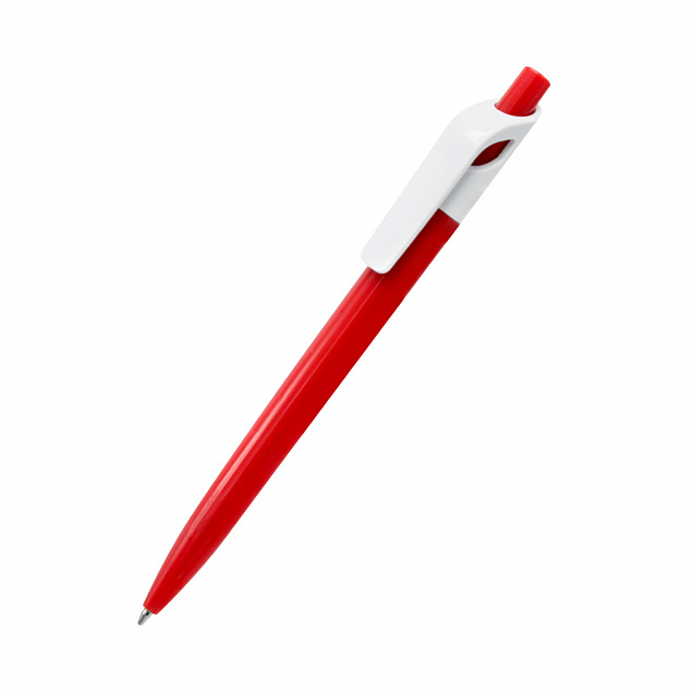 Ручка шариковая Bremen - Красный PP с логотипом в Ставрополе заказать по выгодной цене в кибермаркете AvroraStore
