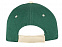 Бейсболка New Castle 6-ти панельная, зеленый/натуральный с логотипом в Ставрополе заказать по выгодной цене в кибермаркете AvroraStore