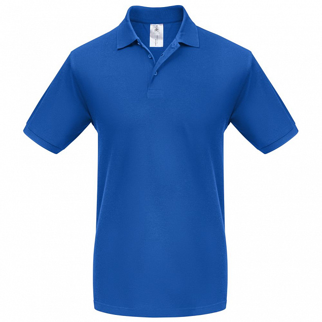 Рубашка поло Heavymill ярко-синяя с логотипом в Ставрополе заказать по выгодной цене в кибермаркете AvroraStore