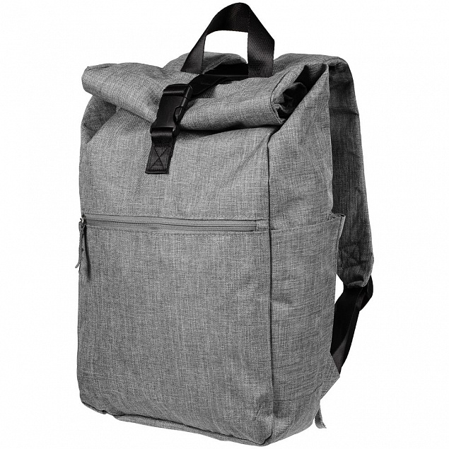 Рюкзак Packmate Roll, серый с логотипом в Ставрополе заказать по выгодной цене в кибермаркете AvroraStore