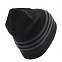 Шапка Tiro Beanie, черная с серым с логотипом в Ставрополе заказать по выгодной цене в кибермаркете AvroraStore