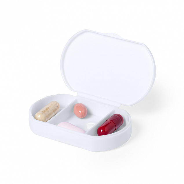 Таблетница "Pill house" с антибактериальной защитой с логотипом в Ставрополе заказать по выгодной цене в кибермаркете AvroraStore