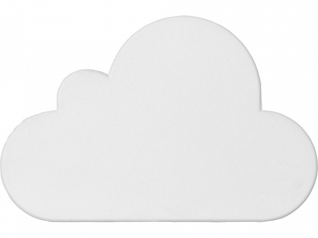 Антистресс Caleb cloud, белый с логотипом в Ставрополе заказать по выгодной цене в кибермаркете AvroraStore