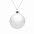 Елочный шар Finery Gloss, 8 см, глянцевый белый с логотипом в Ставрополе заказать по выгодной цене в кибермаркете AvroraStore