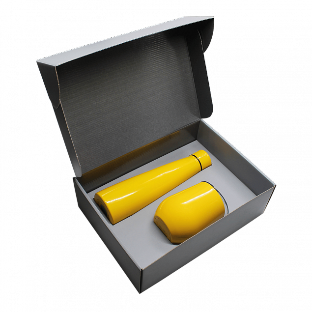Набор New Box C grey (желтый) с логотипом в Ставрополе заказать по выгодной цене в кибермаркете AvroraStore