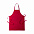 Фартук KONNER, красный, 20% хлопок, 80% полиэстер с логотипом в Ставрополе заказать по выгодной цене в кибермаркете AvroraStore