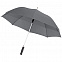 Зонт-трость Alu Golf AC, серый с логотипом в Ставрополе заказать по выгодной цене в кибермаркете AvroraStore