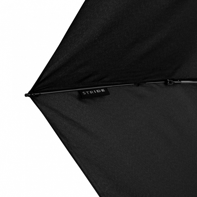 Зонт складной Luft Trek, черный с логотипом в Ставрополе заказать по выгодной цене в кибермаркете AvroraStore