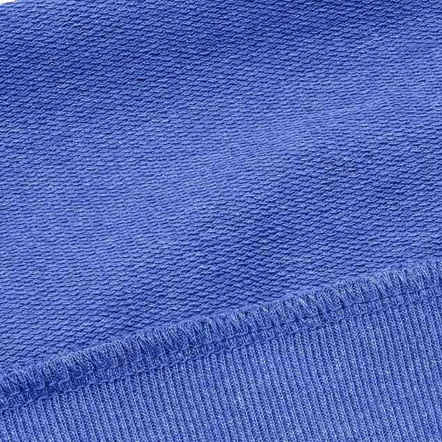 Толстовка с капюшоном унисекс Hoodie, ярко-синий меланж с логотипом в Ставрополе заказать по выгодной цене в кибермаркете AvroraStore