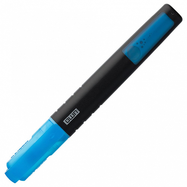 Маркер текстовый Liqeo Pen, голубой с логотипом в Ставрополе заказать по выгодной цене в кибермаркете AvroraStore