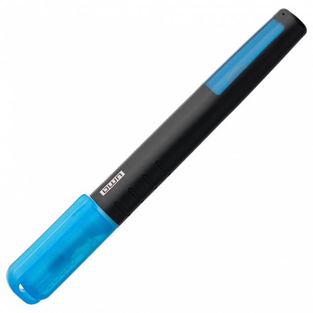 Маркер текстовый Liqeo Pen, голубой с логотипом в Ставрополе заказать по выгодной цене в кибермаркете AvroraStore