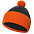 Шапка Snappy, темно-серая с оранжевым с логотипом в Ставрополе заказать по выгодной цене в кибермаркете AvroraStore