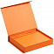 Коробка Duo под ежедневник и ручку, оранжевая с логотипом в Ставрополе заказать по выгодной цене в кибермаркете AvroraStore