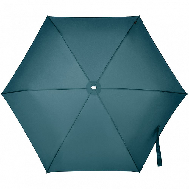 Складной зонт Alu Drop S, 3 сложения, механический, синий (индиго) с логотипом в Ставрополе заказать по выгодной цене в кибермаркете AvroraStore
