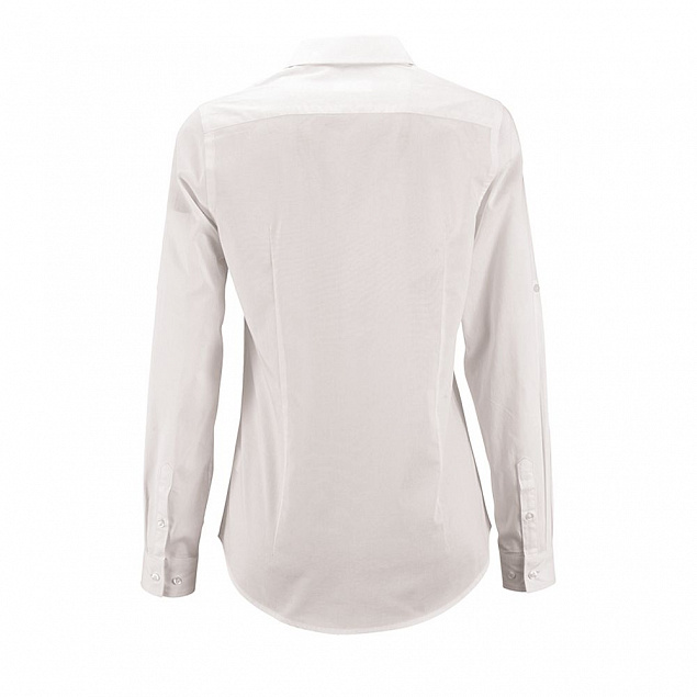 Рубашка женская BURMA WOMEN, белая с логотипом в Ставрополе заказать по выгодной цене в кибермаркете AvroraStore