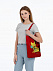 Холщовая сумка «Цитаты. Довлатов. Вранье», красная с логотипом в Ставрополе заказать по выгодной цене в кибермаркете AvroraStore