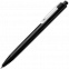 Ручка шариковая Rush, черная с логотипом в Ставрополе заказать по выгодной цене в кибермаркете AvroraStore