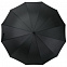 Зонт-трость Lui, черный с логотипом в Ставрополе заказать по выгодной цене в кибермаркете AvroraStore