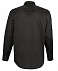 Рубашка мужская с длинным рукавом Bel Air, черная с логотипом в Ставрополе заказать по выгодной цене в кибермаркете AvroraStore