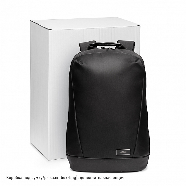 Бизнес рюкзак Alter с USB разъемом, черный с логотипом в Ставрополе заказать по выгодной цене в кибермаркете AvroraStore
